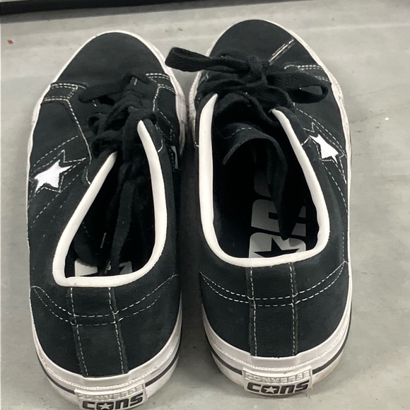 Converse One Star Pro Black & White Suede Skate Shoes m9.5,wo 11 - Picture 8 of 9